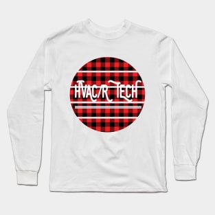 HVAC/R Tech Holiday Navidad Flannel Long Sleeve T-Shirt